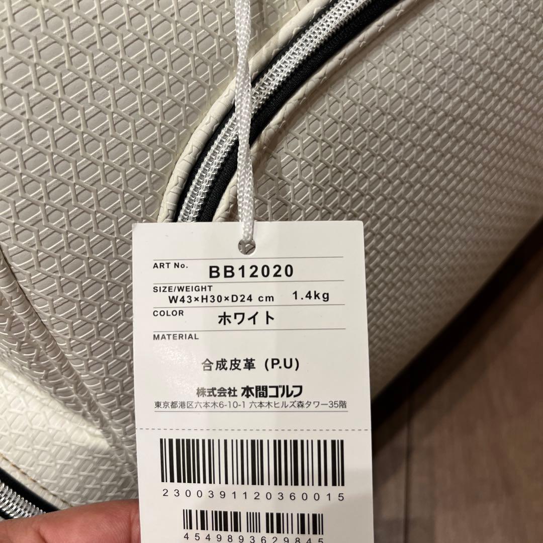 新品未使用　ゴルフボストンバック