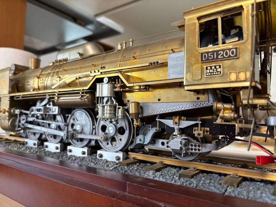 Deagostini 1/24 Gスケール D51 真鍮製列車模型 分冊組み立て