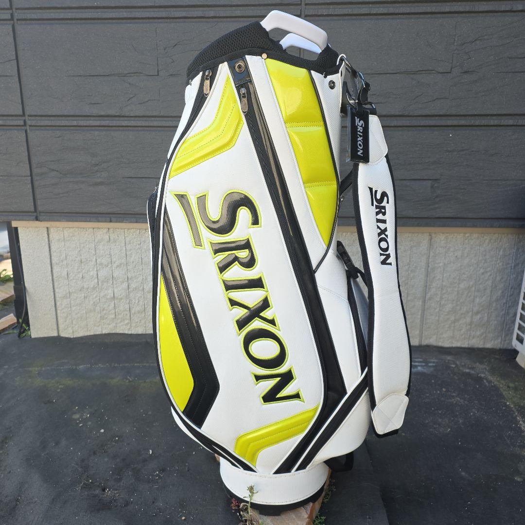 Srixon キャディバッグ ホワイト/イエロー