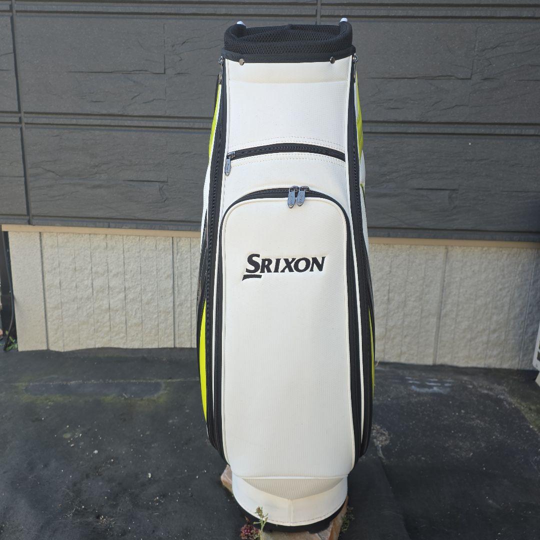 Srixon キャディバッグ ホワイト/イエロー