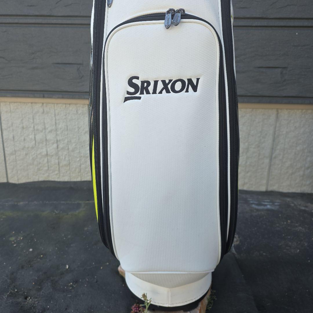 Srixon キャディバッグ ホワイト/イエロー
