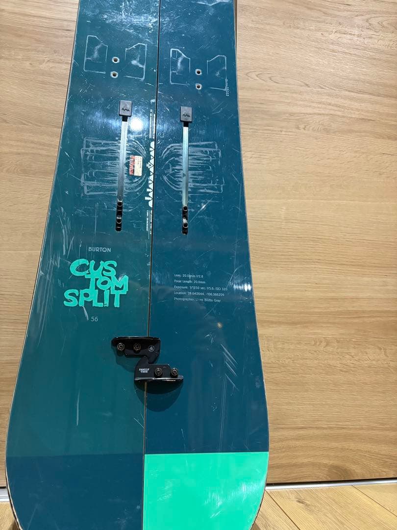 《新品シール付》BURTON スプリットボード156センチ
