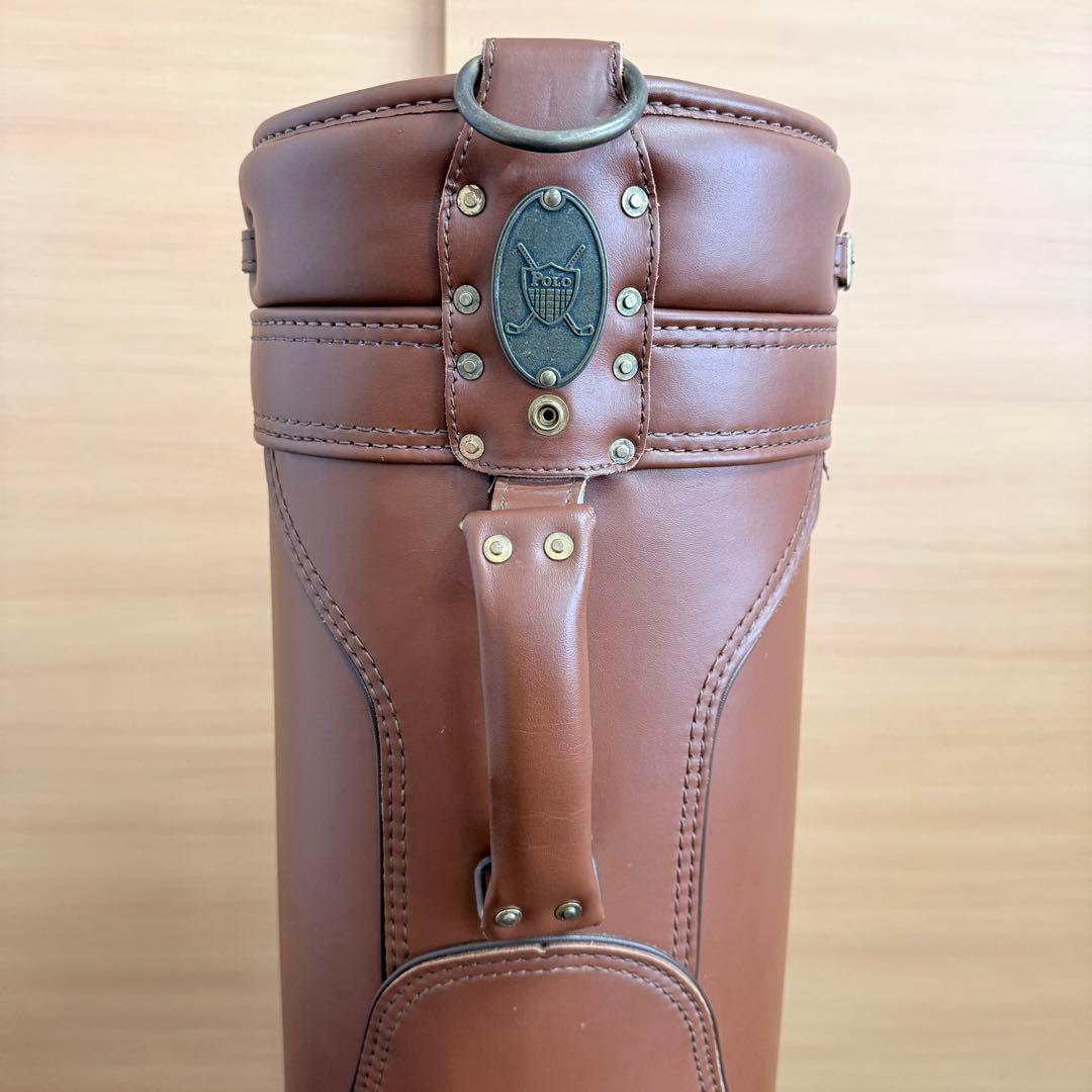 POLO GOLF ポロ ゴルフ 本革 キャディバッグ クラシックモデル 稀少品