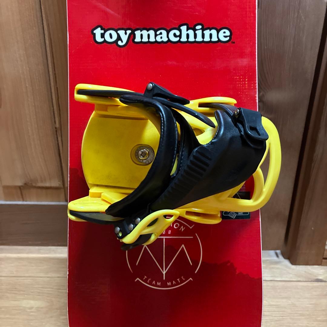 toy machine スノーボード板＆バインセット 100cm キッズ　子供用