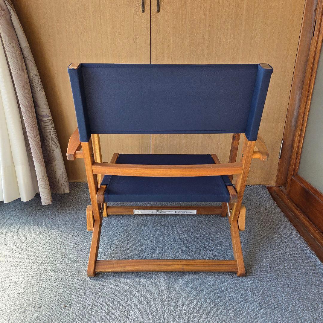 ニトリ木製アウトドアチェア（グリーン、ブラウン、ネイビー）2990円