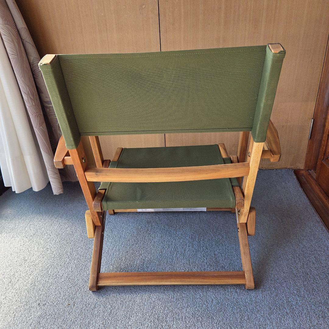 ニトリ木製アウトドアチェア（グリーン、ブラウン、ネイビー）2990円