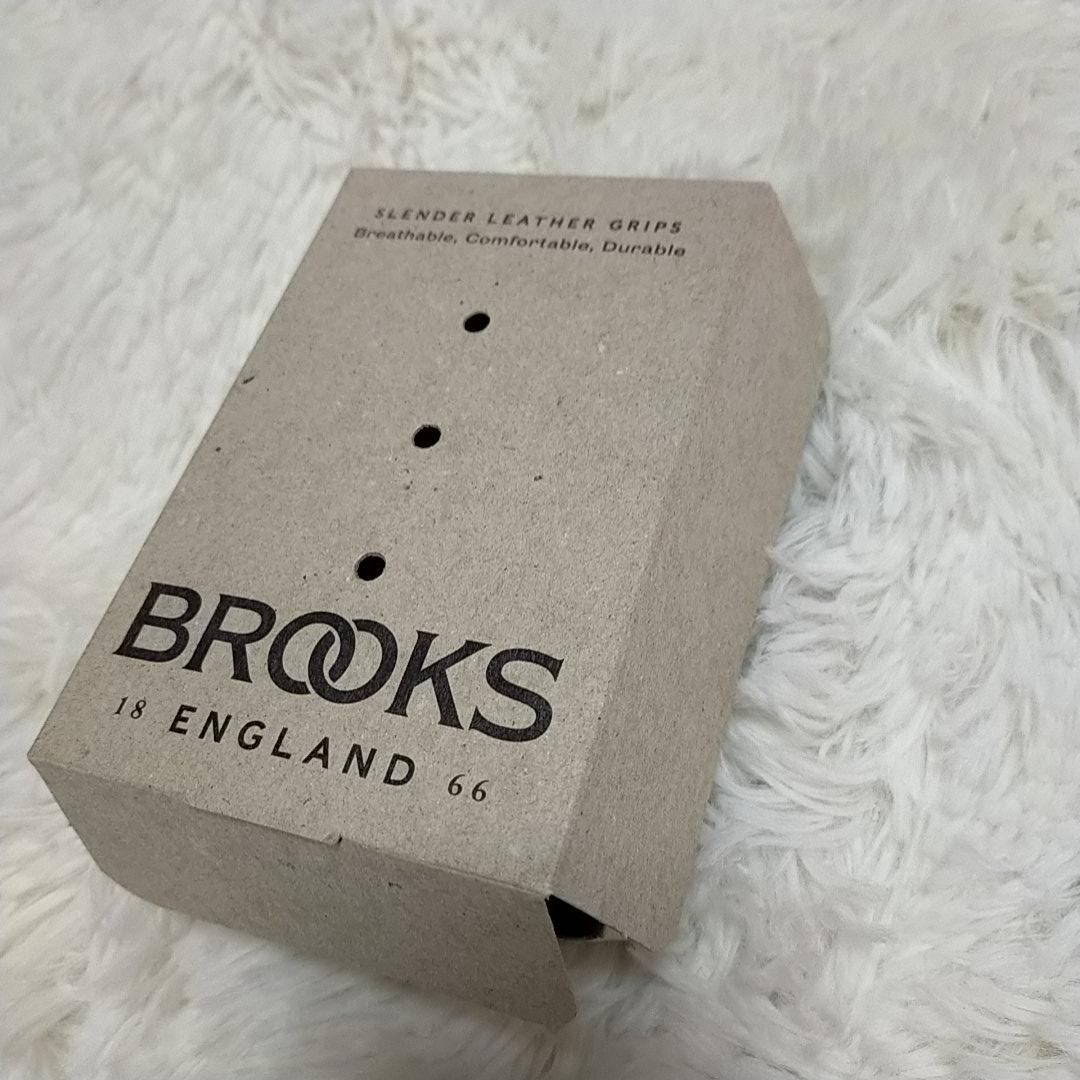 未使用　BROOKS ブルックス　スレンダーレザーグリップ 黒 100 箱無し