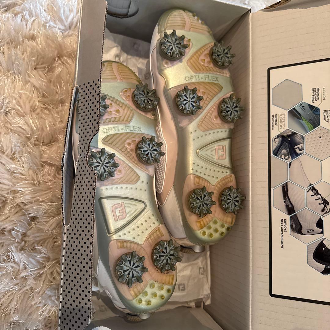 FootJoy★DNA ゴルフシューズ★23.5cm ワイド★ライトピンク