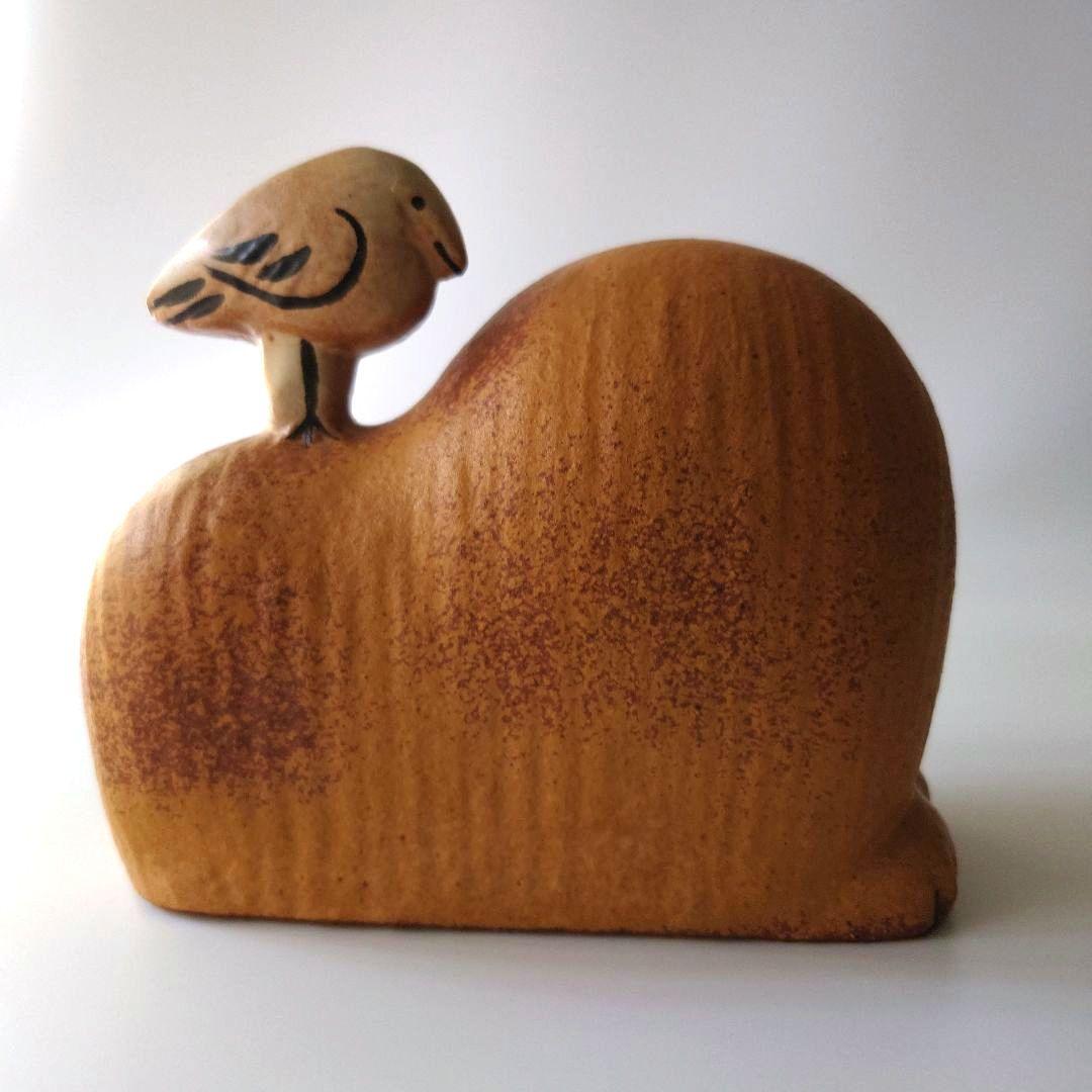 リサラーソン　ライオンと鳥　ライオンウィズバード　Lisa Larson