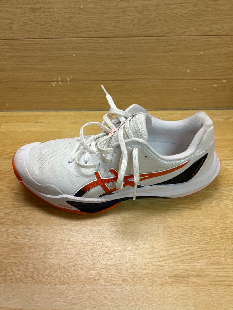 ASICS バレーボールシューズ 27.0cm ホワイト/オレンジ