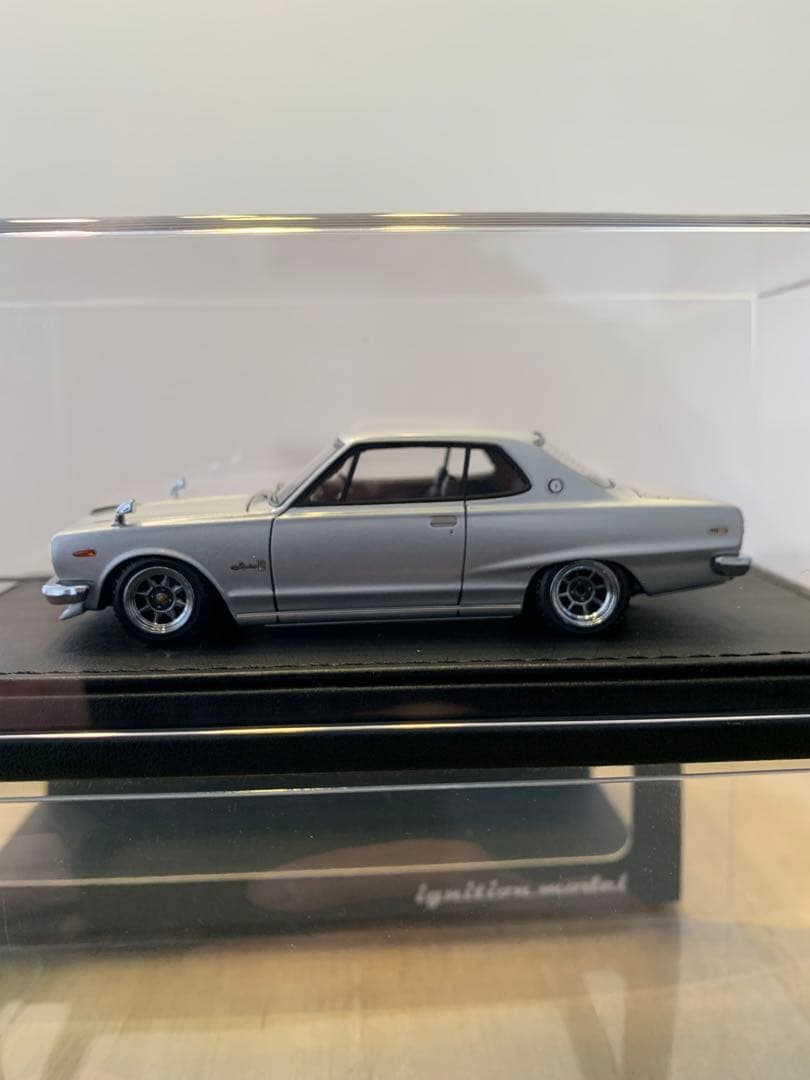 イグニッションモデル　1/43 スカイライン　GT-X KGC10 シルバー