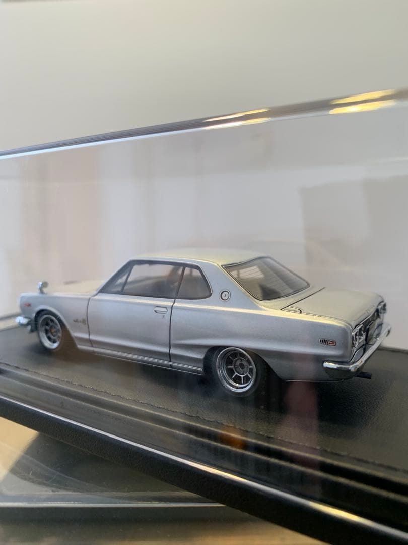 イグニッションモデル　1/43 スカイライン　GT-X KGC10 シルバー