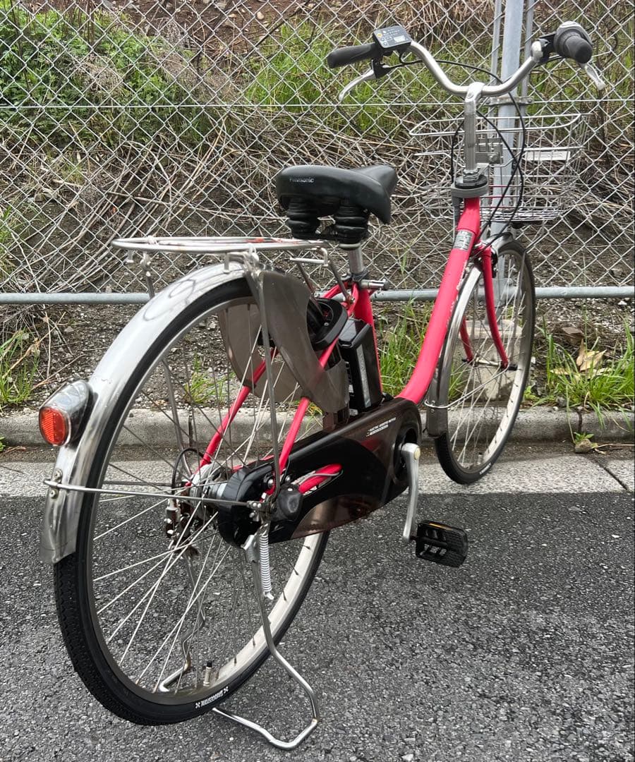 Panasonic電動アシスト自転車前後新品タイヤ交換済26インチ関東圏配送可能