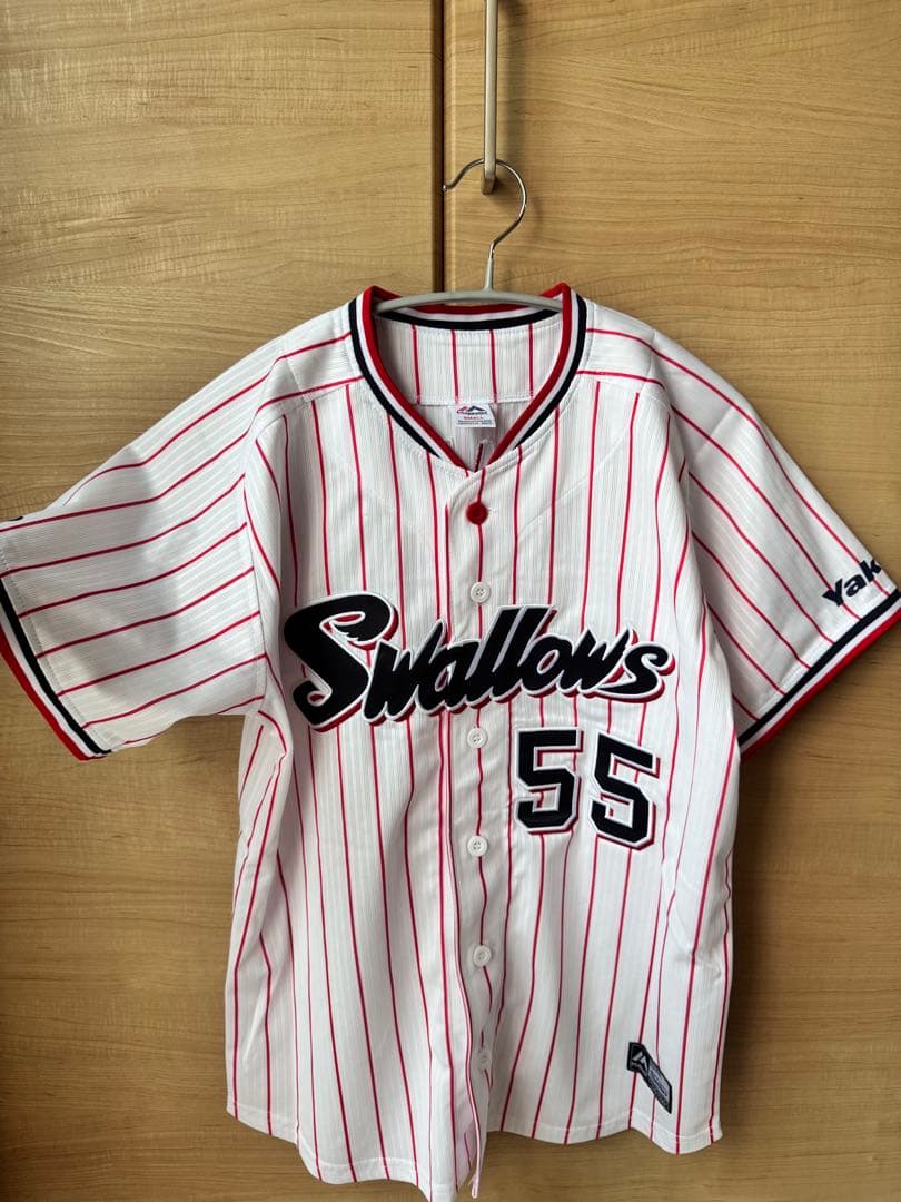 東京ヤクルトスワローズ 村上宗隆選手 55番　　ホーム　ユニフォーム　Sサイズ