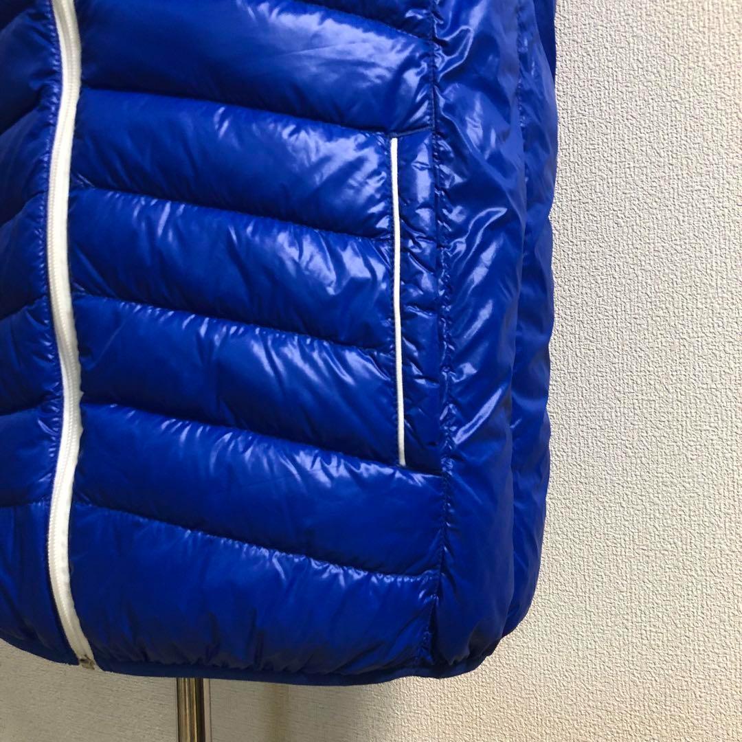フィラゴルフ◇ジップアップ ダウン ベスト◇ブルー Lサイズ
