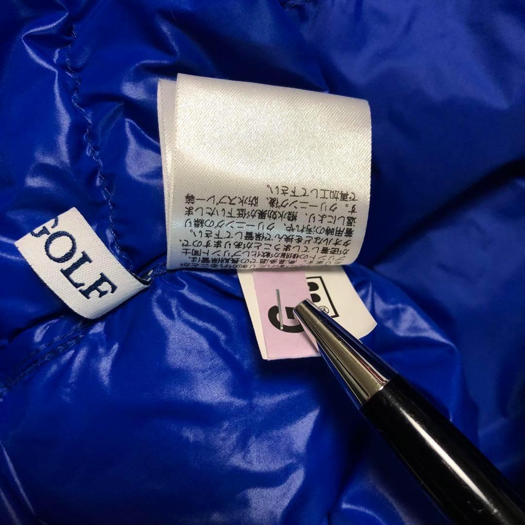 フィラゴルフ◇ジップアップ ダウン ベスト◇ブルー Lサイズ