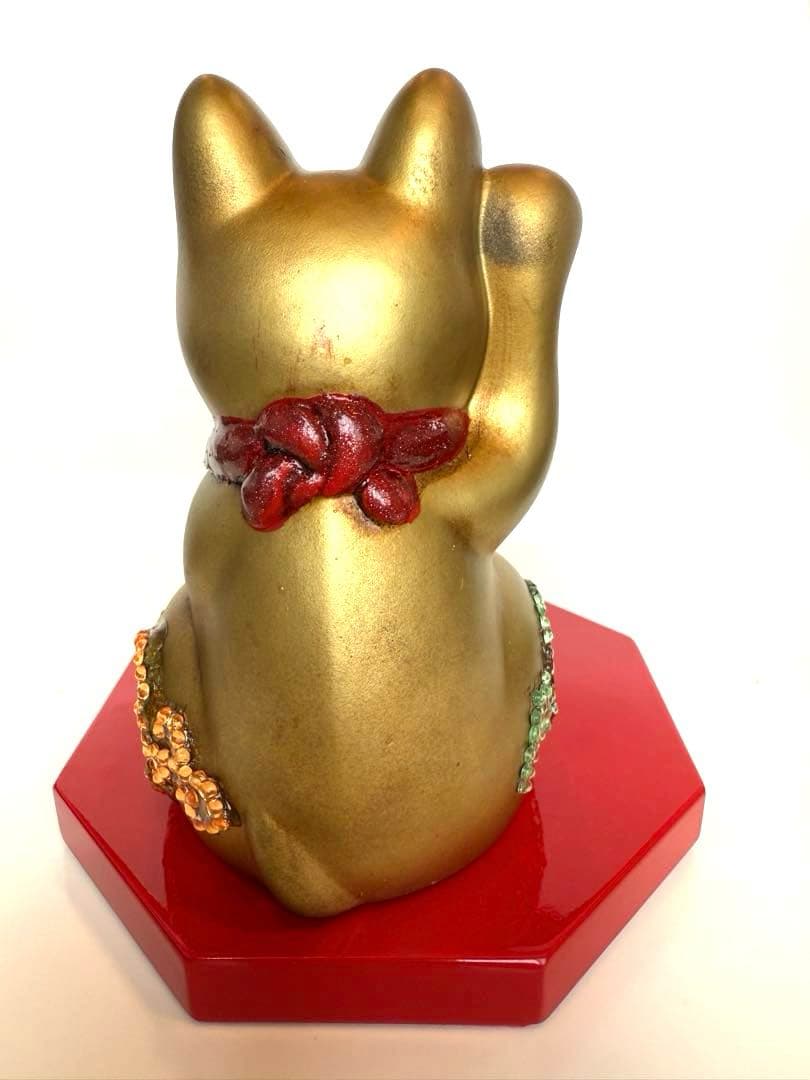 招き猫 デコ スワロフスキー風 金運 開運 商売繁盛 開店祝い