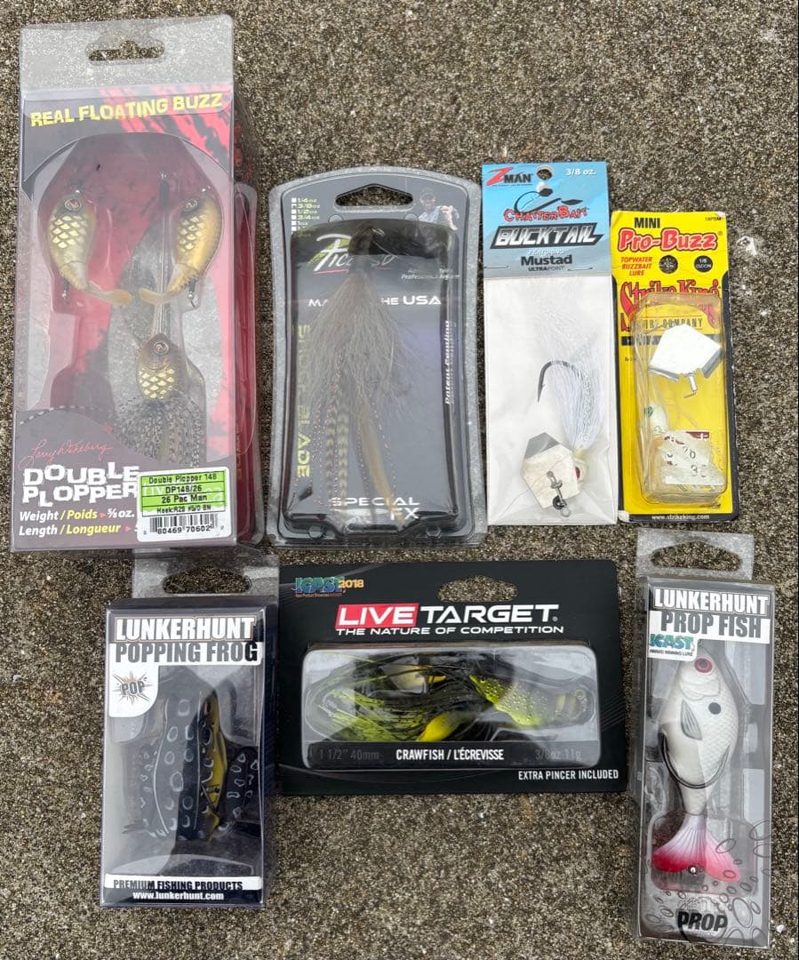 ブラックバス新品ルアーセット