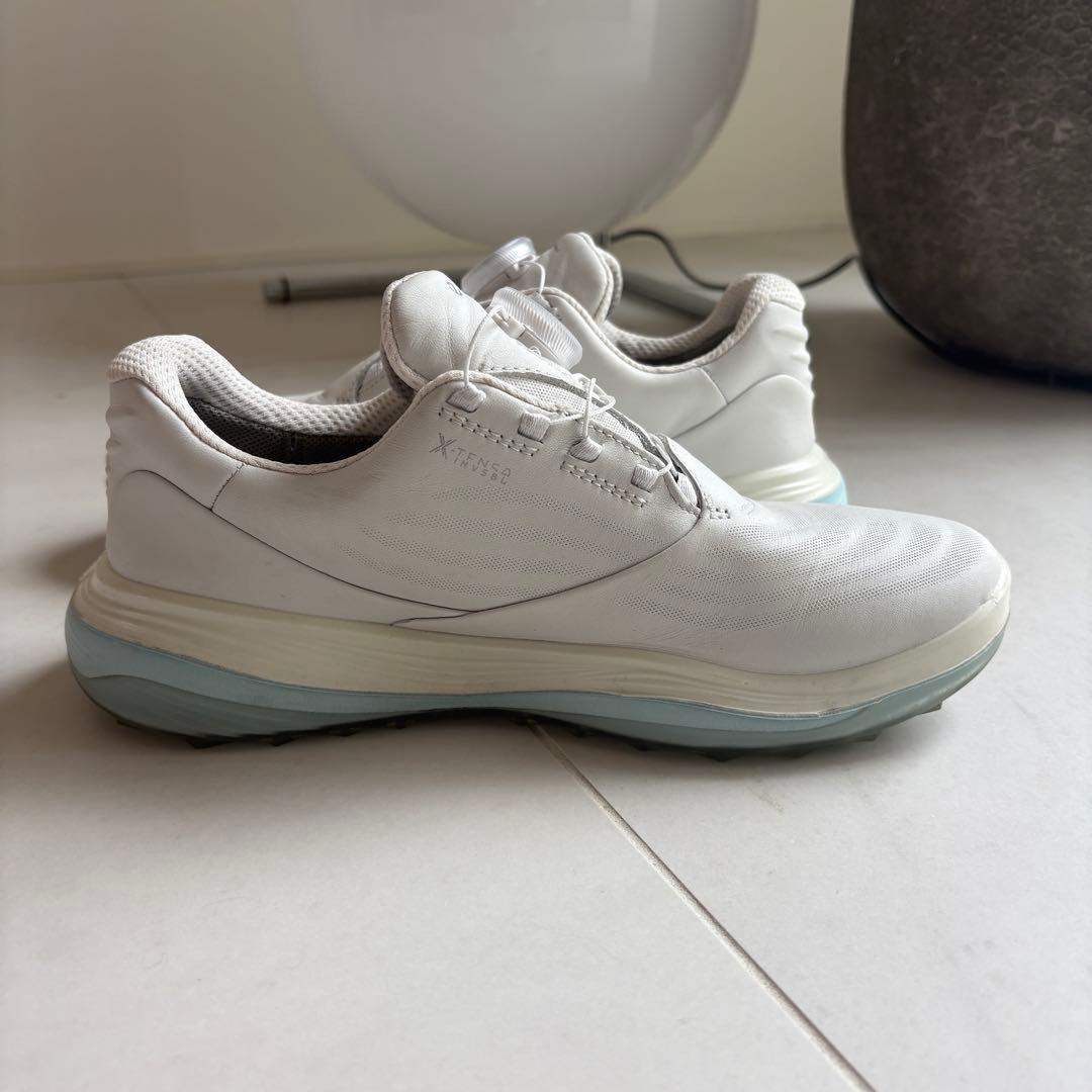 【美品】ゴルフシューズ 防水 レザー レディース 132763