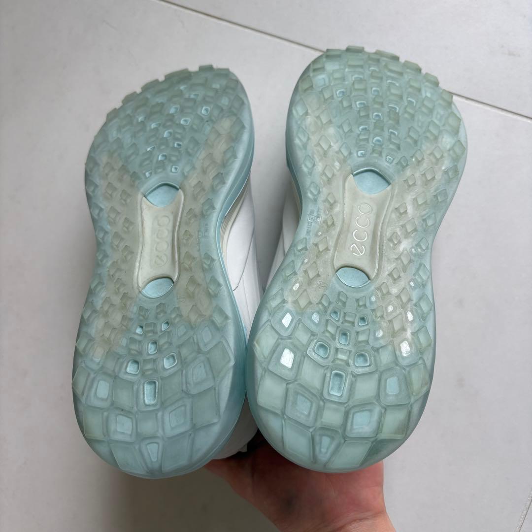 【美品】ゴルフシューズ 防水 レザー レディース 132763