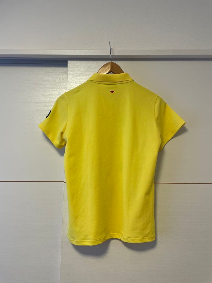 【美品】and per se アンパスィ　レディースポロシャツ イエローL