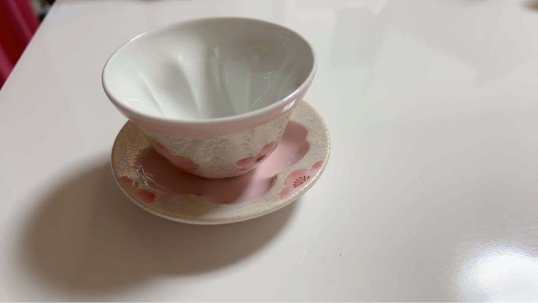 虹彩桜　煎茶碗、小皿セット　［別売り急須］