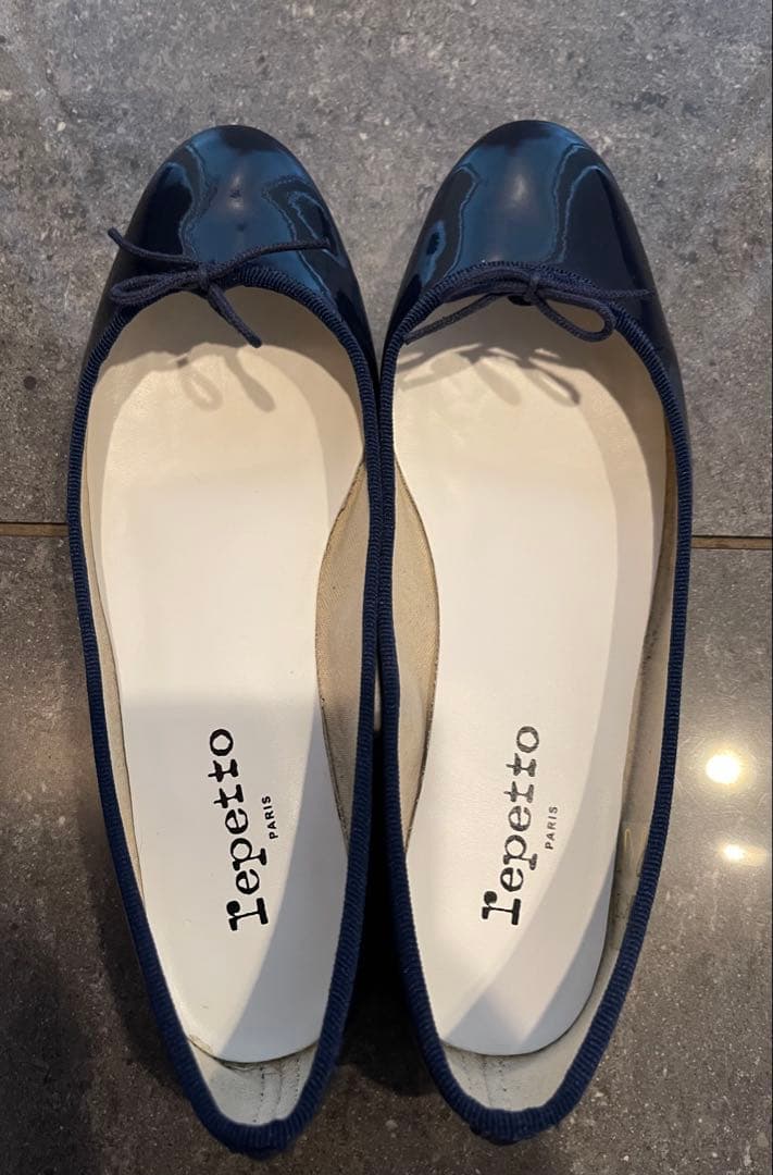 Repettoレペット⭐︎バレエシューズ38ネイビー