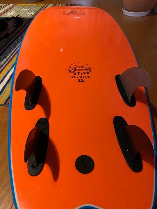 ソフトライト　フィッシュスティックサーフボード　5.2ft