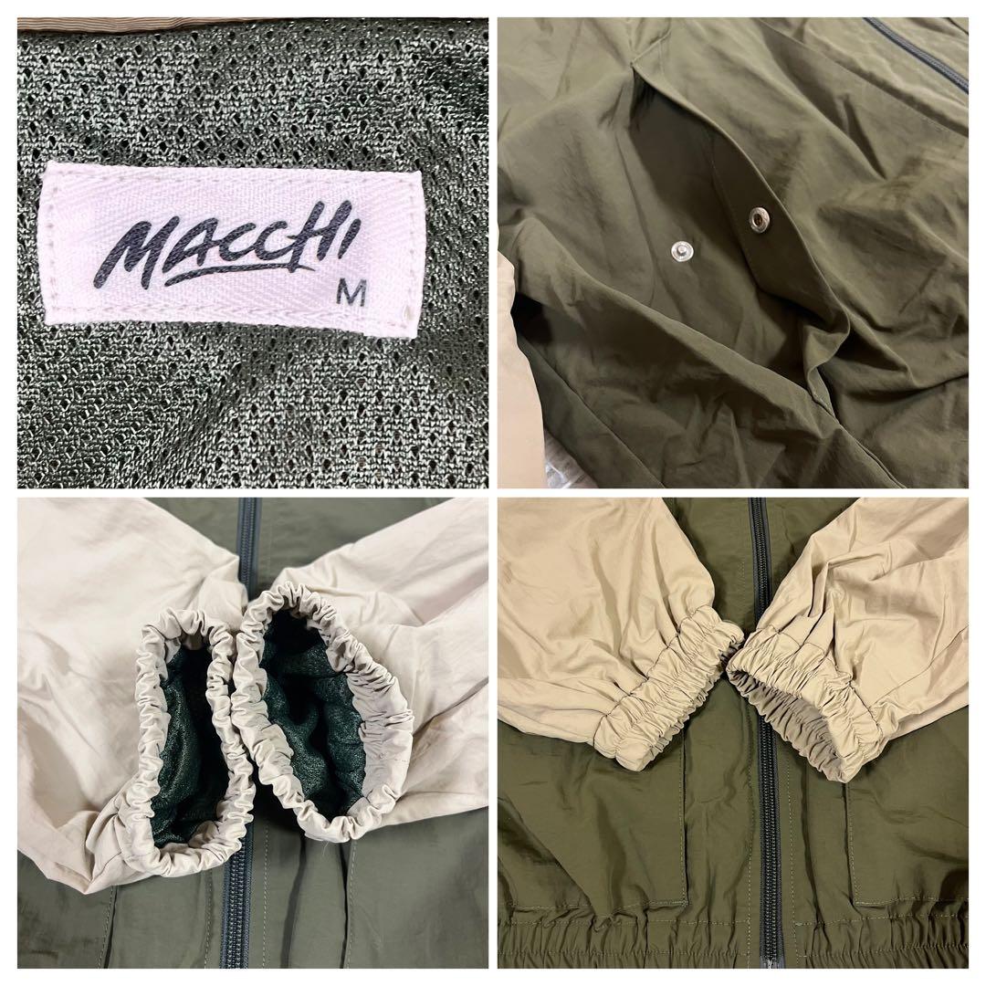 町田瑠唯 MACCHI マッキ ナイロンジャケット カーキ M ブルゾン