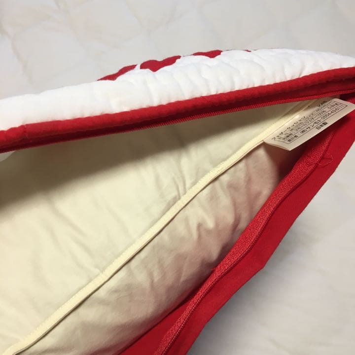 〓美品〓クッションカバー　ハワイアンキルト レッド
