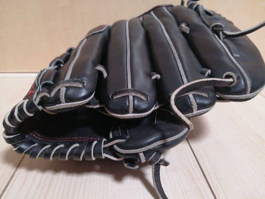 Mizunopro ミズノプロ　軟式グローブ ブラック 右投げ 投手用