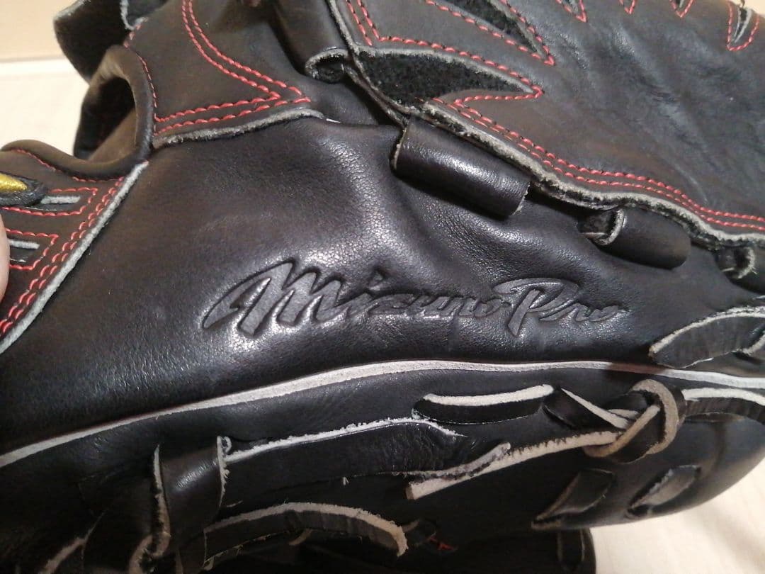 Mizunopro ミズノプロ　軟式グローブ ブラック 右投げ 投手用