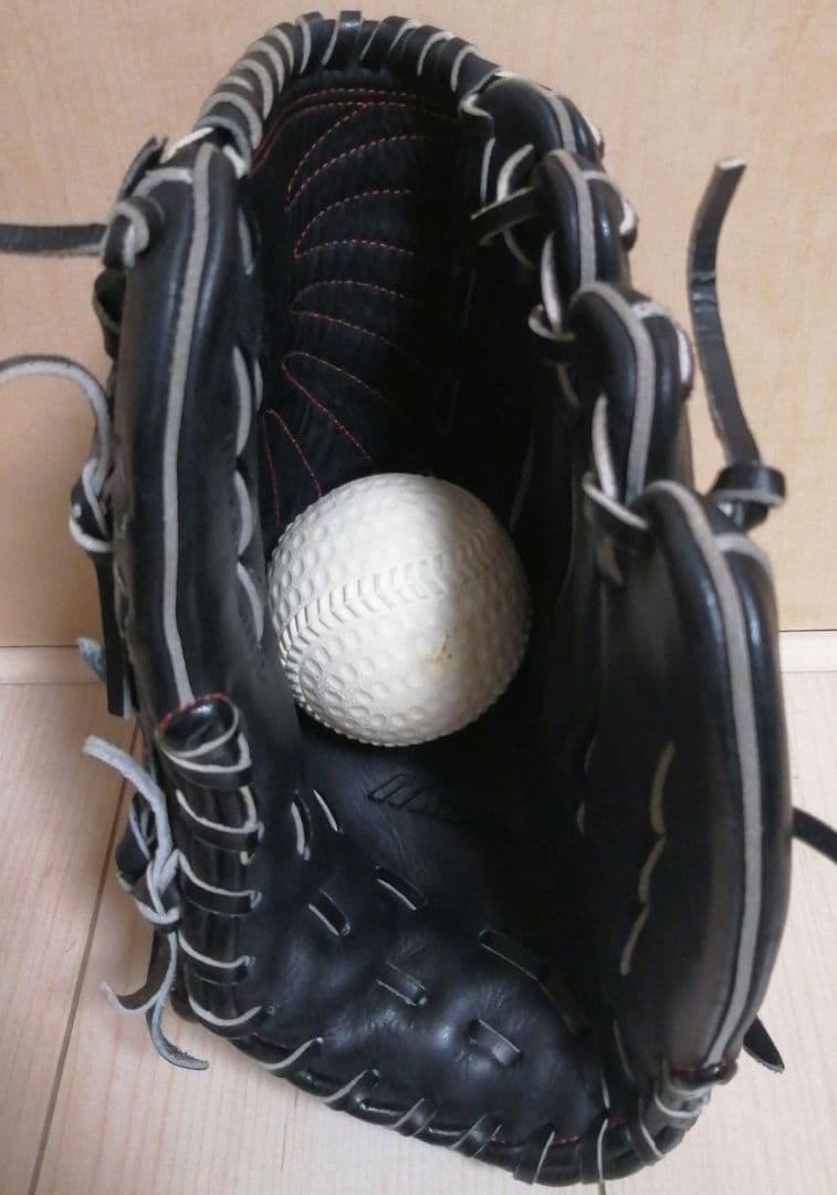 Mizunopro ミズノプロ　軟式グローブ ブラック 右投げ 投手用