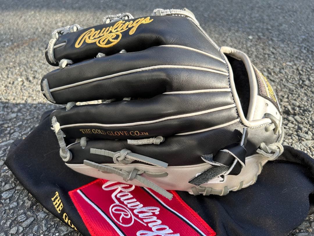 Rawlings 軟式グローブ Est. 1887 黒/グレー