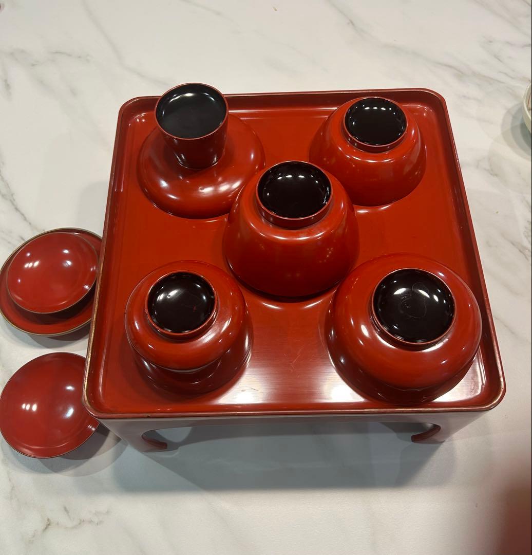 お食い初め　漆器セット