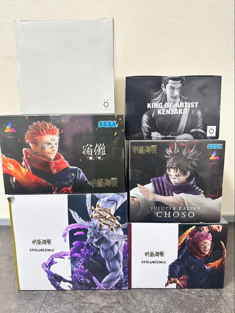 【豪華6点セット】呪術廻戦 フィギュア 宿儺 羂索 脹相 禪院直哉 魔虚羅