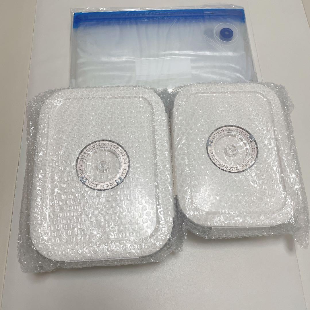 バキュームシーラーマシンスターターセットは、バッテリー密閉食品保存用ガラス容器