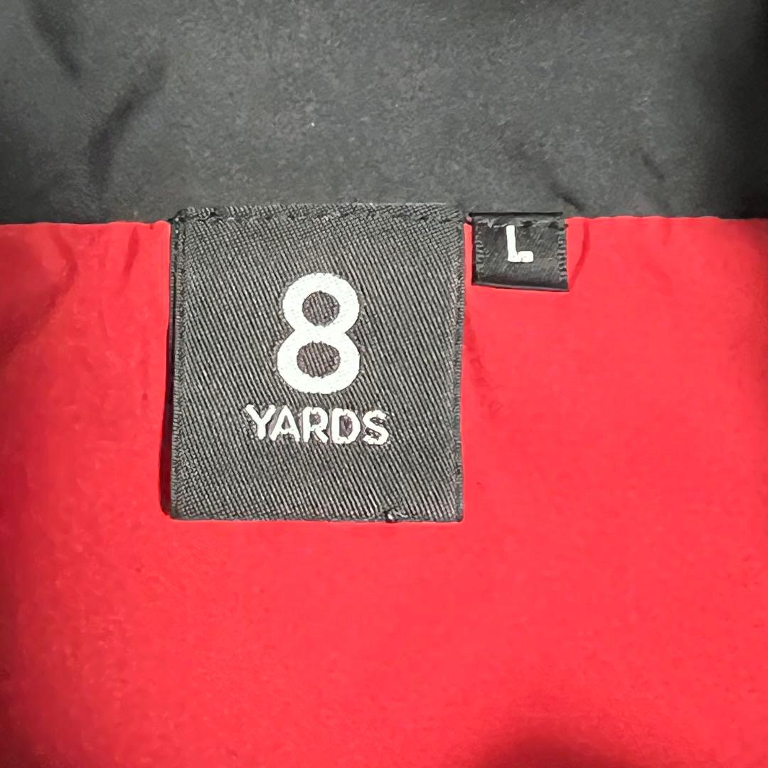 ハチヤーズ　8YARDS ゴルフ　フルジップウインドベスト　L 極美品　春ゴルフ