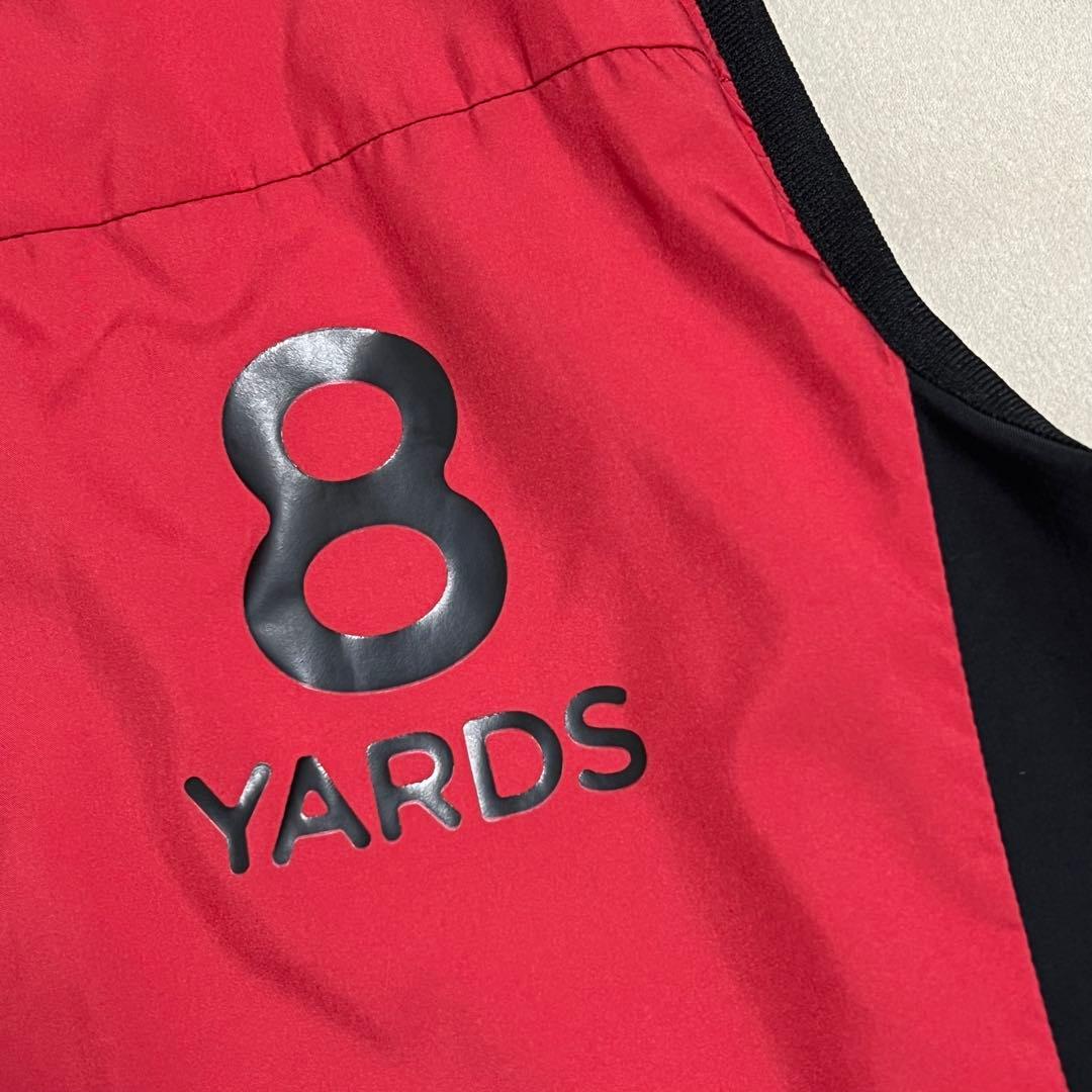 ハチヤーズ　8YARDS ゴルフ　フルジップウインドベスト　L 極美品　春ゴルフ