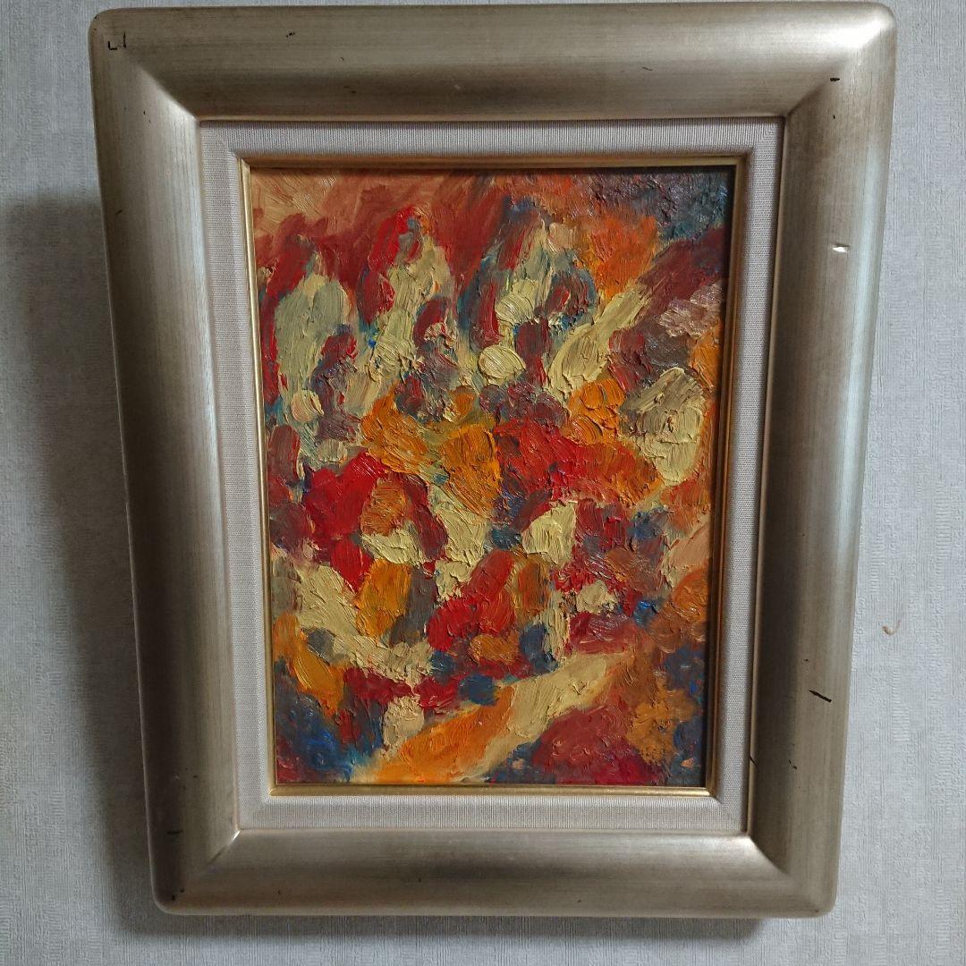 油彩画「地蔵堂」F4