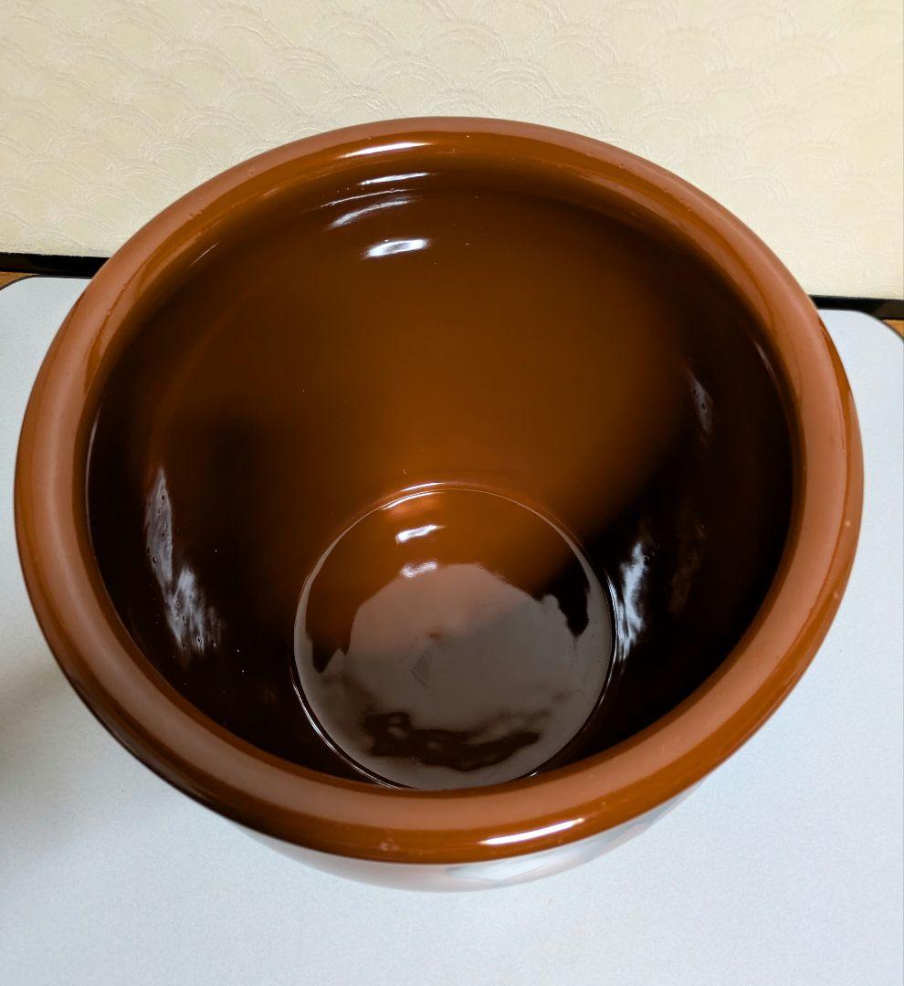 久松 かめ丸壺蓋なし８号 漬物容器 梅干甕 味噌壺 常滑焼