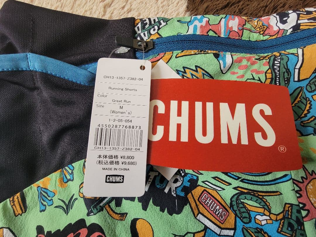 新品！タグ付き CHUMS チャムス ハーフパンツ ウィメンズ M
