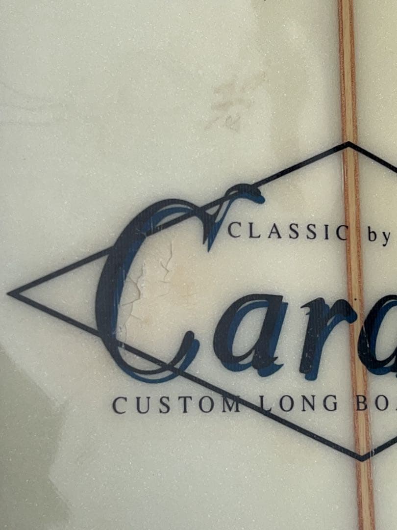 Cardiff ロングボード クリーム/青