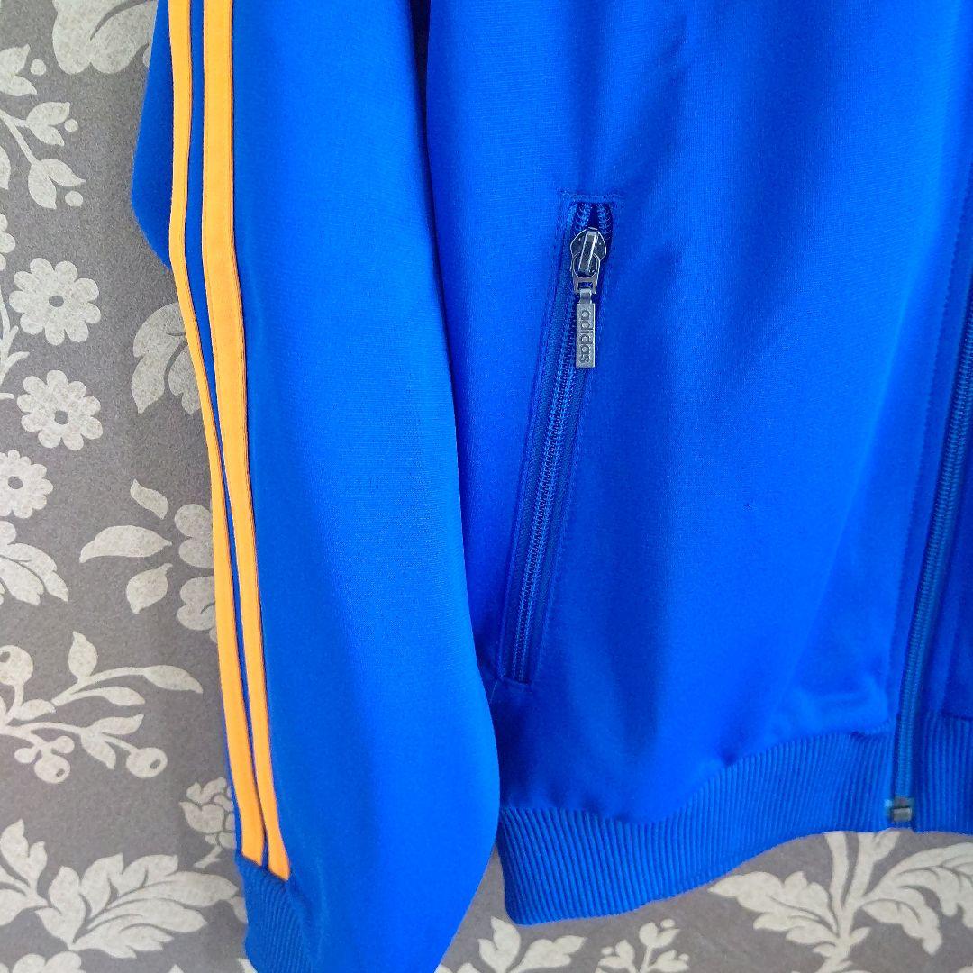 入手困難！90年代　adidas デサント製トラックジャケット 裏起毛　M-L