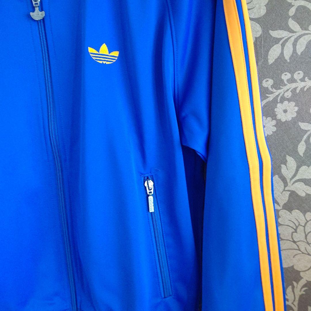 入手困難！90年代　adidas デサント製トラックジャケット 裏起毛　M-L