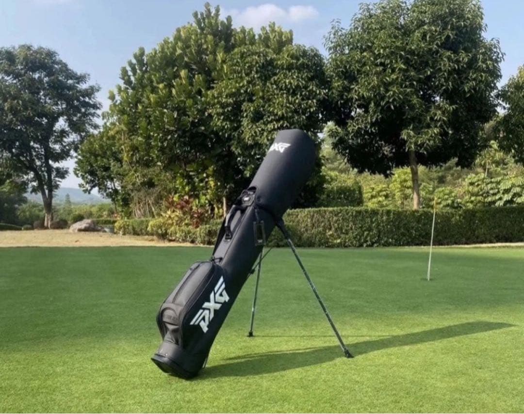PXG ラウンドバッグ セルフスタンドバッグ ハーフキャディバッグ ブラック