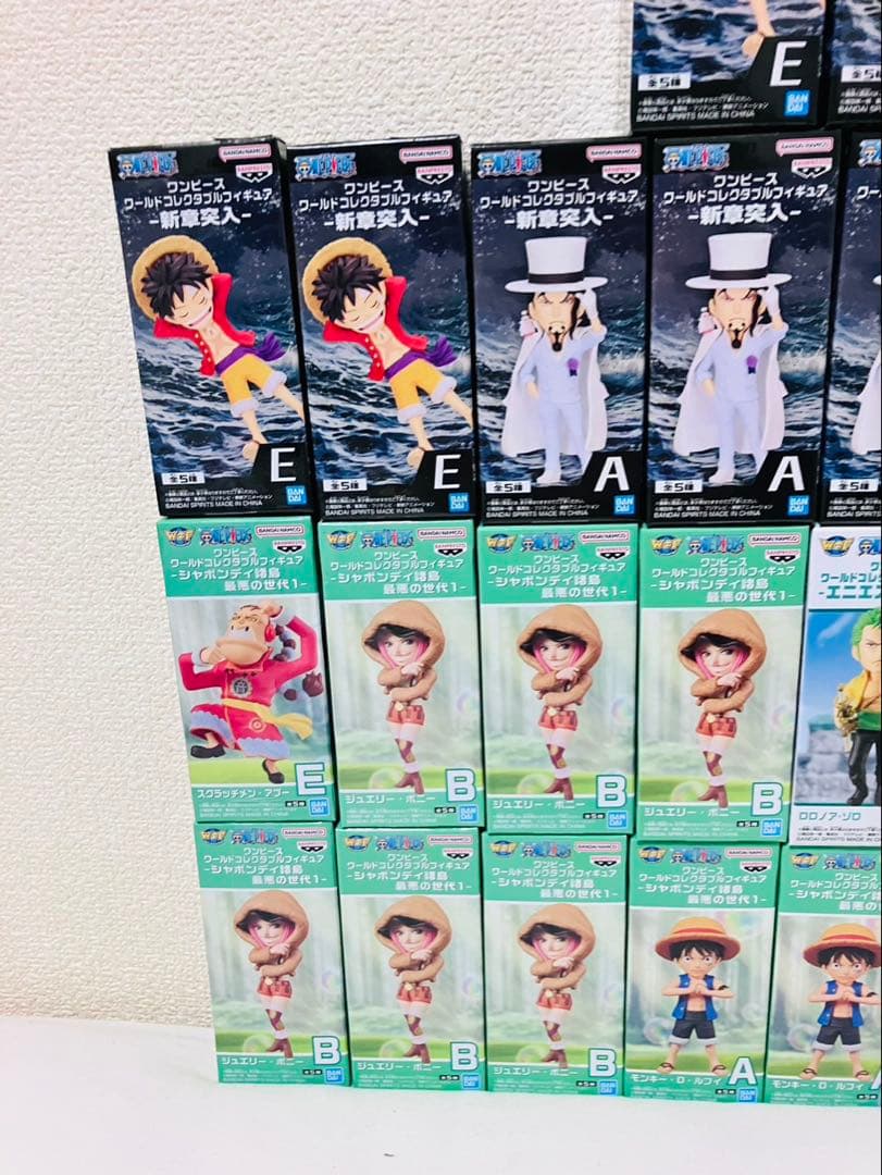ワンピース ワールドコレクタブルフィギュアまとめ売り　34体セット おまけ付き