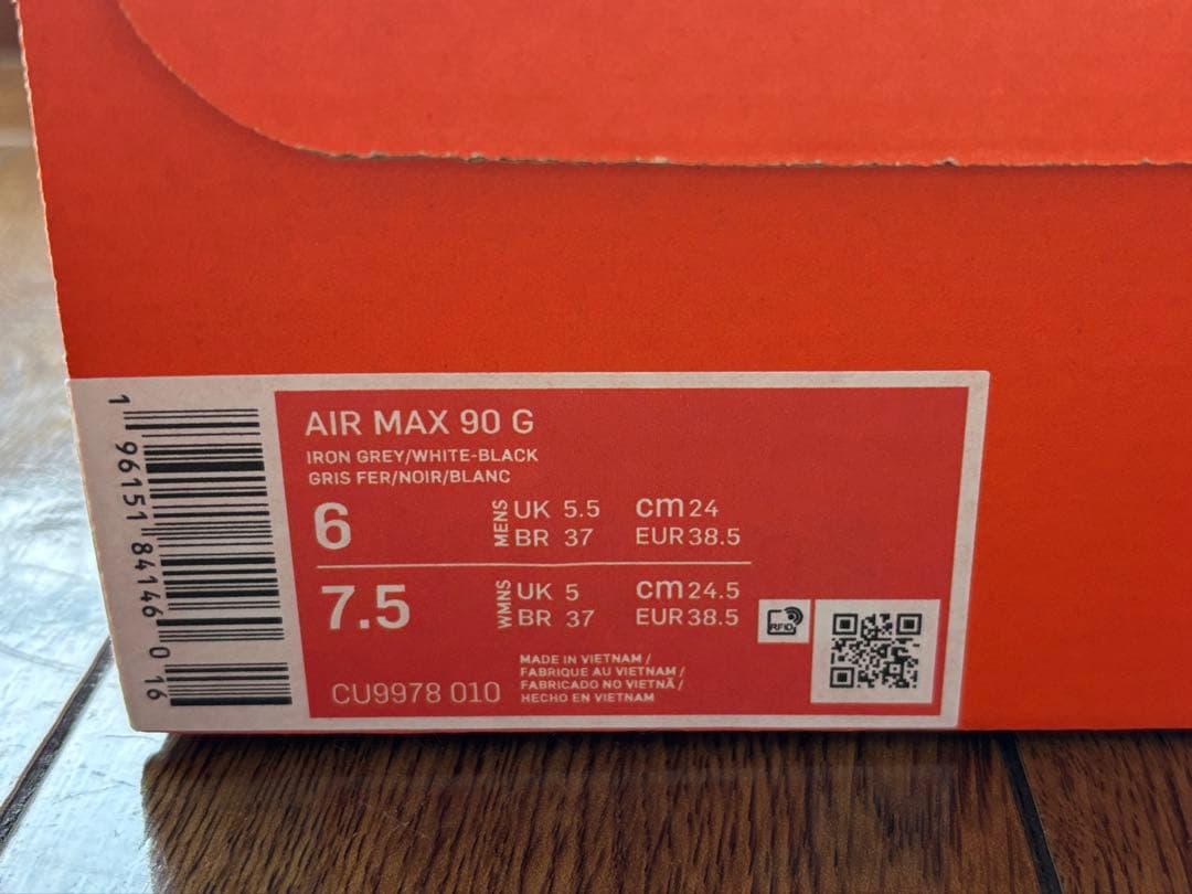 Nike Air Max ゴルフシューズ 女性用 黒/赤/白