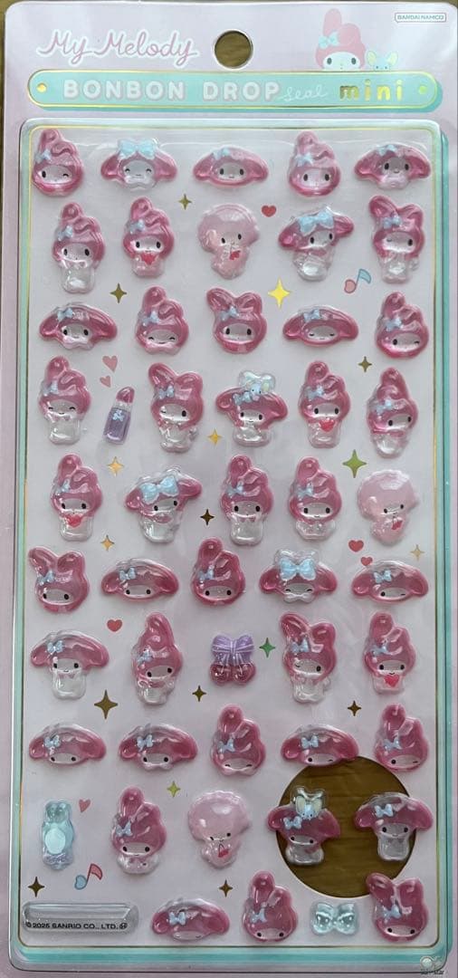 【正規品】サンリオボンボンドロップシールmini