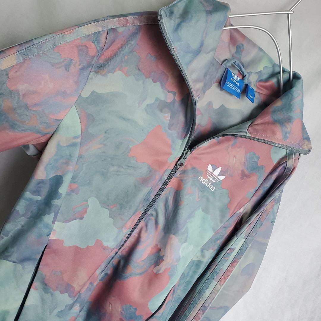 adidas カモフラージュ ジップアップジャージ